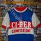 VINTAGE  maglia  Ciclismo G S CIBER '70 ricamata  