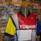 VINTAGE  maglia  Ciclismo  Toshiba anno 1989