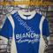 Maglia ciclismo   Bianchi campagnolo  '70s  ricamata 