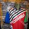 VINTAGE maglia Ciclismo Toshiba 1990