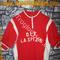 VINTAGE maglia Ciclismo D F L La Spezia '70s ricamata