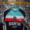 VINTAGE  maglia  Ciclclismo Bianchi Milano '80s