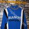 Maglia ciclismo    Bianchi Campagnolo '70s  ricamata 
