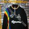 VINTAGE maglia Ciclismo ricamata G.S. Rossin '70s