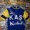 Maglia ciclismo   KAS Kaskol '60s  ricamata 