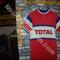 Maglia ciclismo    Total France '70s  ricamata  