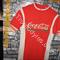 #Maglia ciclismo      Coca Cola '70s  ricamata  