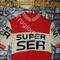 Maglia ciclismo  Super Ser  Spain team '70s ricamata   