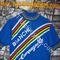 Maglia ciclismo  Bianchi Campagnolo '70s ricamata 