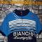 Maglia ciclismo    Bianchi Campagnolo '70s ricamata   