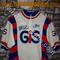 VINTAGE maglia Ciclismo GIS GELATI  '70s ricamata   